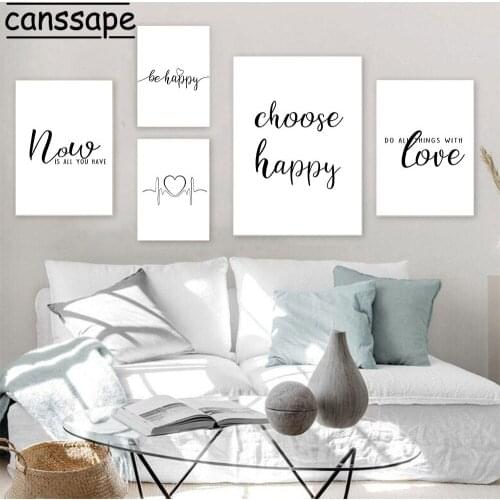 Minimalist Wall Art Print Abstract Canvas Poster Modern Quotes Paintings Nordic Posters And Prints Living Room Home Decoration