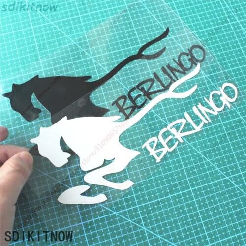 Horse Run Cool Sports Sticker Racing Windows Decal Car Styling For citroen berlingo 1 2 3 accessories