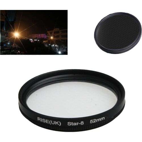 New arrive 52MM 8 Point Star Filter Kit for Canon EF 18-55mm 50mm 85mm Camera Lens