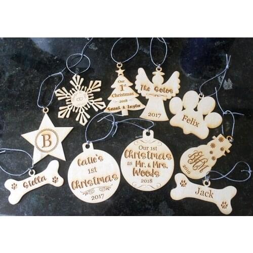 Personalized ornament, engraved wooden ornament, Xmas ornaments, ornament personalized, wood ornament, Christmas ornament