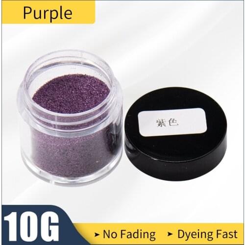 Fabric Dye Pigment Purple 10g for Dye Clothes,Feather,Bamboo,eggs and Fix Faded Clothes Acrylic Pain