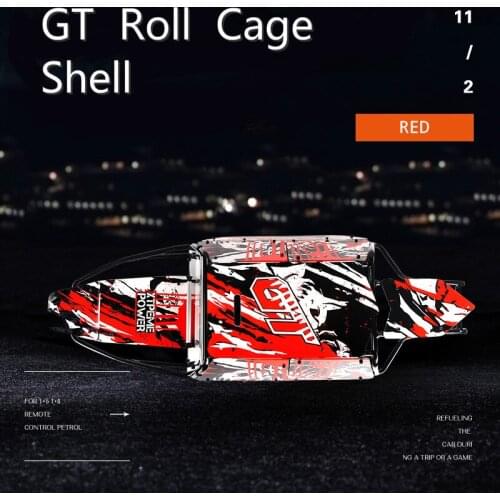 GT Roll Cage with Body Shells for HPI 5B Baja GT Upgrade Parts RC Car Spare Part High Quality Metal Red Color