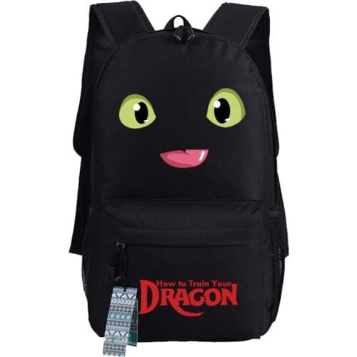 New How to Train Your Dragon Backpack Anime NightFury oxford Schoolbags Fashion Unisex Travel Bag