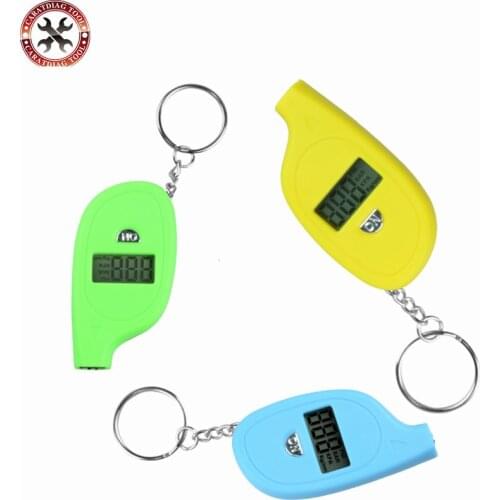 Professional Mini Digital LCD Tire Pressure Gauge Mini Handheld Keychain Design Tire Pressure Monitoring System