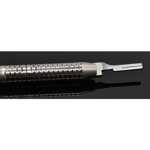 Dental Scalpel Handle Adjustable Surgical Operation Knife Handle Stainless steel 16cm length