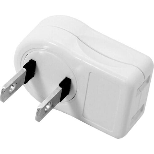 BAAQII NEMA 1-15P USA Outlet Saver Power Extension Adapter 90 Degree Left Right for Extending Power Cord Durable CE1662