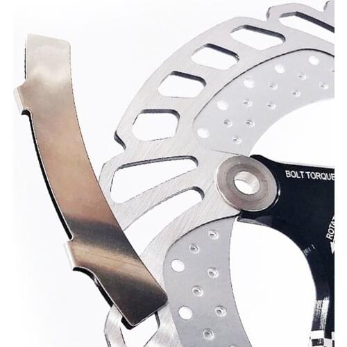 Bike Disc Brake Pads Stainless Steel Disc Rotor Pad Gap Adjuster Rub Prevent Kit