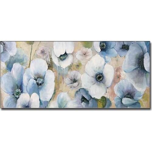 100% Hand-painted Abstract Flower Oil Painting Art Picture On Canvas Wall Decoration Art Paintings Modern Home Decoration Pieces