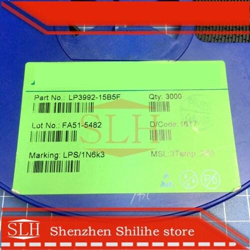 100pcs/lot LP3992-15B5F LP3992-15B LP3992 SOT23-5 Brand new original