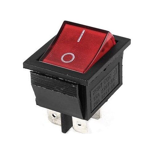 Free shipping!Panel Mounted 2 Position DPST On/Off Rocker Switch 15A AC250V 20A 125V