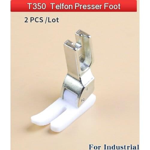 2PCS T350 (24983T) Standard Foot with Plastic Bottom For Industrial Single Needle Lockstitch Sewing Machine Accessories Feet
