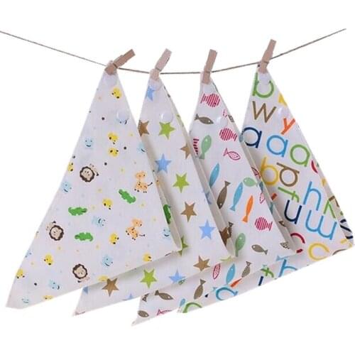 20pieces/lot Cotton New Baby Babador Bandana Bibs for Babies Scarf Boys Girls Baby Bib Burp Cloths Baby Gift