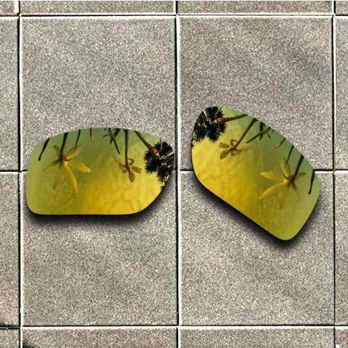 24K Gold Polarized Sunglasses Replacement Lens for-Oakley Big Taco Frame 100% UV Protection Good Fitness