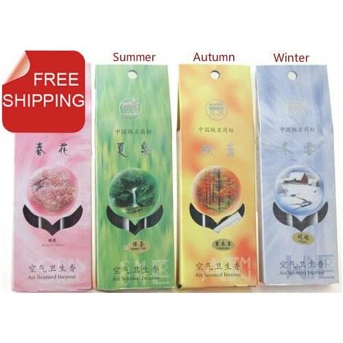 Chinese herbs incense sticks,4 seasons aroma.Sakura,green tea,lavender,rose.11.5cm+111pcs+12 min.1 lot 4 scents.Sold seperately