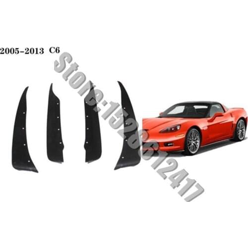 Car styling Plastic Mud Flaps Splash Guards Cover Car mudguards Fenders Splasher Mudflap For Chevrolet Corvette C6 C7 2005-2020