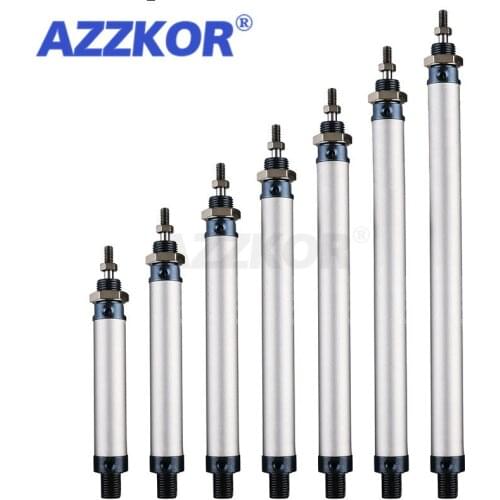 MAL Series Mini Air Adjustable Stroke Small Air Tools Pneumatic Double Acting Single Rod Cylinder16mm Bore to 25 50 75 100 175mm