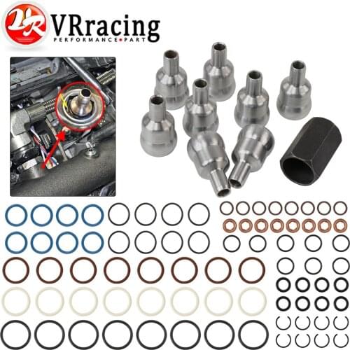 Diesel High Pressure Oil Rail Ball Tube Repair Kit FRR01-K For 03-10 Ford E-350 E-450 F-250 F-350 F-450 F650 F750 Excursion 6.0L
