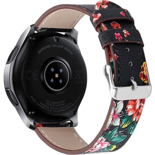 For Samsung Galaxy Watch 46mm Watch Strap 22mm Quick Release Genuine Leather Wristband for Fossil Gen 4/3 Explorist HR
