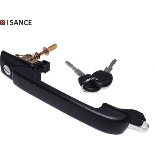 ISANCE Front Outside Exterior Door Handle 1H0837207C For VW Golf GL III TDI Jetta Cabrio GTI VR6 GLX 1993 1994 1995 1996-1999