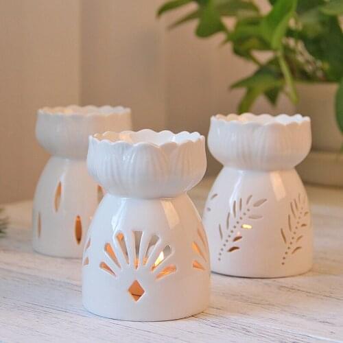 Ceramic Incense Burner Bedroom Home Ceramic Aromatherapy Furnace Romantic Beauty Salon Club Decoration Accessories