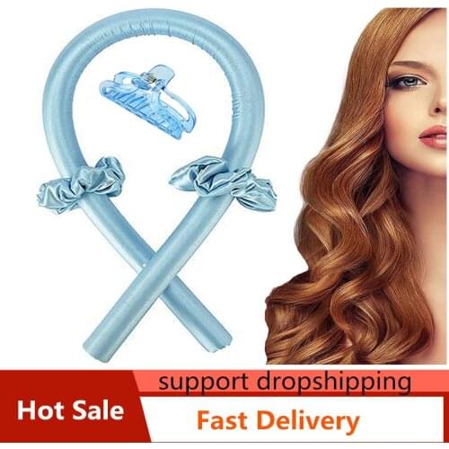 Heatless Curling Rod Headband Lazy Curler Silk Curling Ribbon Silk Curling Ribbon Heatless Hair Curling Ribbon Make Hair Curly