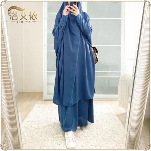 2021loriya AliExpress Amazon Swing Solid Color Robe Set Dress Lr423