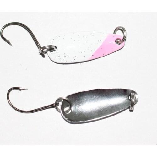 New fishing lure 8pcs/lot 2.5g spoon fishing lure fishing gear bass lure trout lure fishing spinner bait metal bait tackle