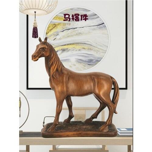 New product horse to success resin statue Handmade sculpture of modern art Home living room office decoration horse statue