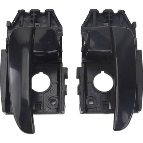 Front Left Right Black Interior Door Handle for Hyundai Elantra XD 2.0L1.6L 2001-2006 82610-2D000 82620-2D000