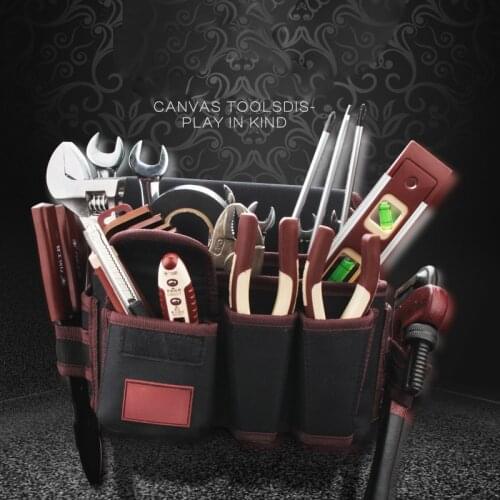Oxford Cloth Folding tool storage Wrench Bag Tool Roll Storage Pocket Tools Pouch Portable Case Organizer Holder