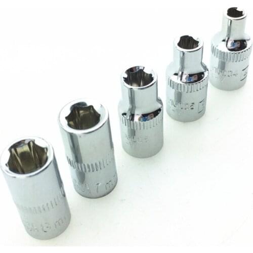 STARPAD Auto mechanic maintenance hardware tools 1/4 inch 6.3mm interface hex tool hex socket head 5pcs