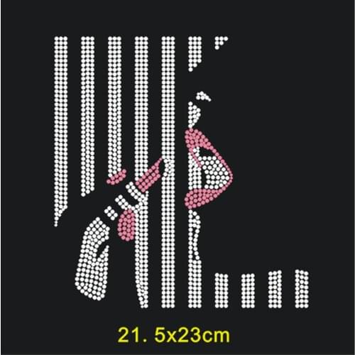 Rhinestones Heat Transfers Hot-Fix Strass Transfer Garment Iron On Sticker Custom T-Shirt Pattern Diy Crystal Craft Accessories