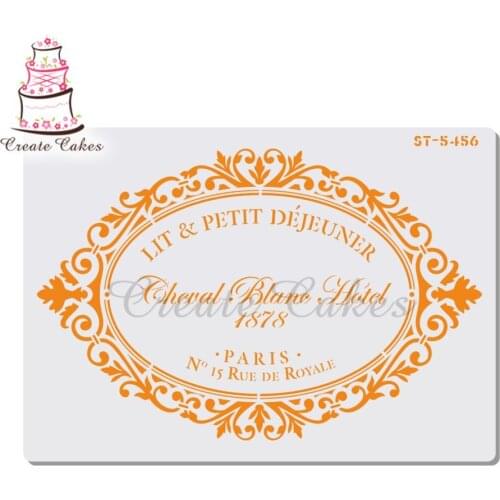 Frame Design Stencil For Walls Painting Scrapbooking Stamp Album Decorative Embossing DIY Craft Paper Card Flower Template