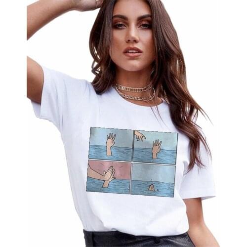 Women Fashion Punk Love Me Print Tees Short Sleeves Hip Hop Tops Feamle T Shirt Casual Clothing