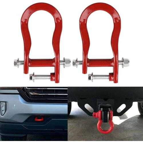 2x Tow Hooks Compatible with Chevrolet Silverado1500 LD 2019 for GMC Sierra 1500 2007-2018 for GMC Sierra 1500 2019 Replace