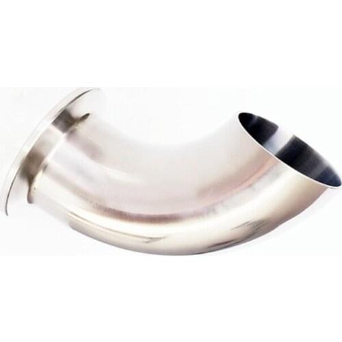 4" 102mm OD 304 Stainless Steel Sanitary Ferrule 90 Degree Elbow Pipe Fitting For Home Brew Homebrew Fit 4" Tri Clamp