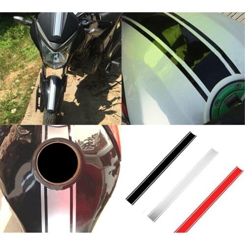50X4.5cm Car and motorcycle stickers DIY fuel tank cap reflective stickers pinstripe racing Universal accessories
