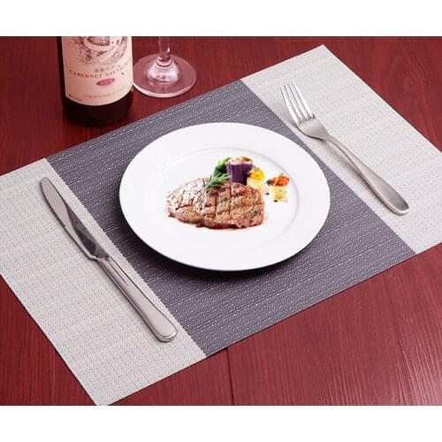 6pcs Japanese insulation Placemat tableware pad Simple Western table pad tableware pad dining table mat manteles individuales