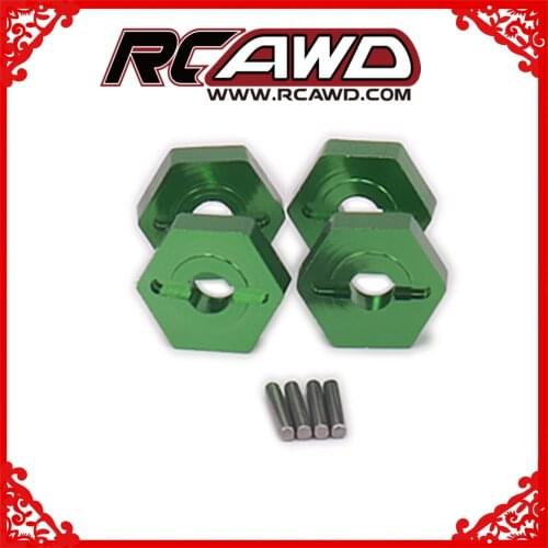 Alloy Wheel Hub Adapter For Rc Hobby Car 1/16 Traxxas Slash TS1610 7154 12mm Hex Diameter 4mm Thickness Monster Truck Buggy