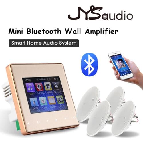 Bluetooth Smart Controller Music System Ceiling Speaker Wall Amplifier for Home Background Music System with USB or TF
