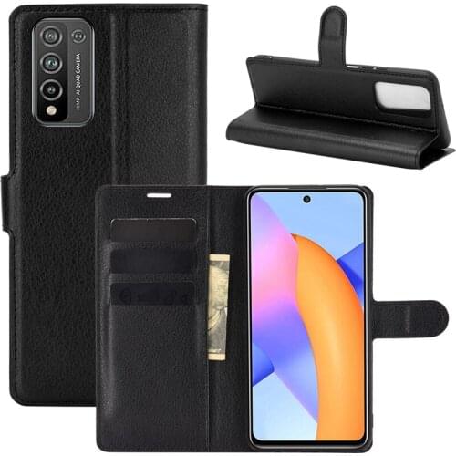 For Honor 10x Lite Case Flip Cases For Honor 10x Lite High Quality Leather Stand Cover With Card Holder For Honor 10x Lite