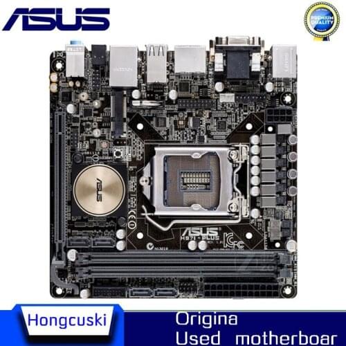 For ASUS H97I-PLUS original motherboard Socket LGA 1150 DDR3 H97 SATA3 USB3.0 Desktop Motherboard