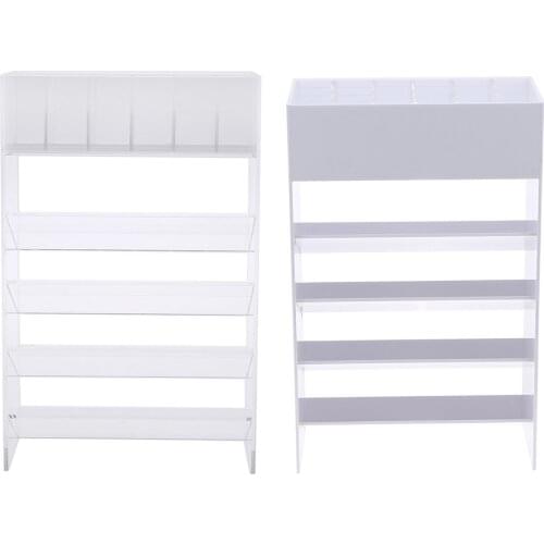 New Style Acrylic Compact Holder Powder Eyeshadow Palette Blusher Lipstick Set Makeup Case Storage Rac