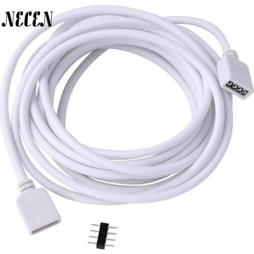 Led Strip Light Connector split RGB LED strips extension cable with connector for 5050 3528 strips tape