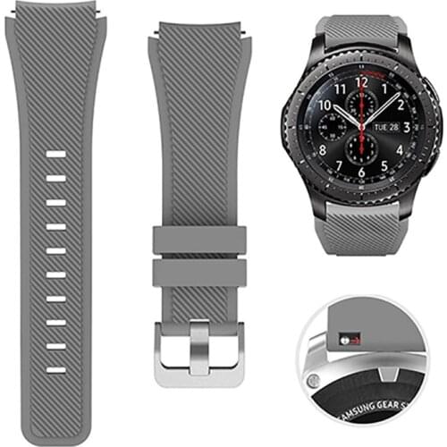 Sport Breathable Bracelet for Galaxy Watch 46mm/42mm/Active2 Strap 22mm Silicone Watch Band for Samsung Gear s3 Frontier/Classic