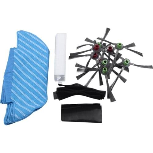 Robotic Vacuum Cleaner Mop Cloths Brush Filter for ECOVACS DEEBOT OZMO Slim 10 Robot Vacuum Cleaner Rags Parts Accessories