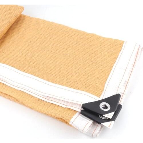 Customize HDPE Anti-UV Beige Sunshade Net Balcony Sunshade Sails Garden Succulent Plants Sun Shade Net Terrace Safety Net