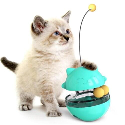 Tumbler cat turntable toy Fashionable Pet Smart Feeding Ball Universal Cat Teasing Tumbler Cat Turntable Toy Animal Self