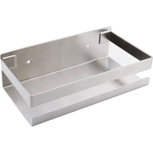 Bathroom Corner Shelves Kitchen Stainless Steel Wall Shelf Shower Shampoo Storage Rack Bathroom Hradware Accessories NEW