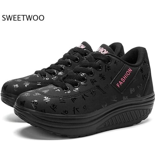 2021 Woman Sport Shoes Trainer Platform Sneakers for Women Leather Sports Shoes Lady Blue Womens Running Shoes